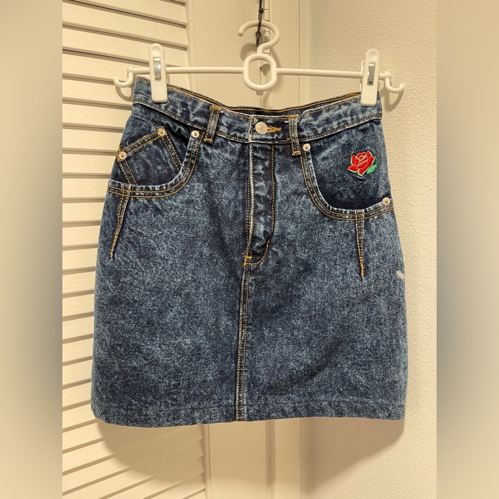 Jordache Jean Mini Skirt Size 7/8
